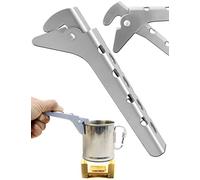 Outdoor Saxx® Pinze con manico per esterni, pinze per contenere, manico per pentole, grill, fuoco da campo, stufa, protegge dal calore e dalle bruciature su pentole calde