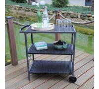Outdoor-Servierwagen 3 Ripiani Griglia Carrello Beistellen Auto Coraggio Bere