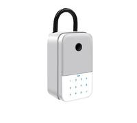 Outdoor Smart Key Cabinet Finrabdruck Key Storage App Sblocca scatola di sicurezza Key Lock Box per affitti Accesso sicuro alla casa con tecnologia di impronte digitali