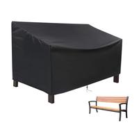 Outdoor Sofà Cover, Impermeabile Patio Furniture Protector, Sun-Blocking Cloth with Adjustable Straps for Poolside Balcony Beach House Bench and Stackable Chair Protection