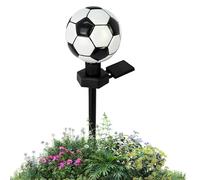 Outdoor Solar Light | Waterproof Decorative Bright Lantern Soccer Lamp | Energy Efficient Solar Powered Garden Lighting Fixture | Durable Weather Resistant Pathway Lawn Yard Decorative Lamp | Automati