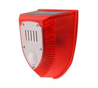 Outdoor Solar-powered Alarm With Sensors, Gunshots And Dog Barking Sounds And Strobe Lights, Alarm For Farm Barns And Yards(Induction Style)