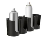 Outdoor Spray Paint, Can Holder 4, Slots Wall Mount, Sprayer Organizer | Adatto per pittura a spruzzo con diametro fino a 60 mm per RV, Tool Room, Shop, Home, Shed, Garage, Workshop