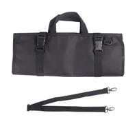 Outdoor Tableware Storage Bag Camping Cutlery Storage Bag Portable Roll Up Pouch Bag Cutlery Storage For Travel Durable Lightweight For Outdoor Barbecue Camping Outdoor Activities Travel(Black)