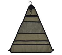 Outdoor Tableware Storage Bag | Foldable Flatware Organizer for Barbecue/Picnic/Camping | Hanging Utensil Holder with Multi Pockets | Oxford Cloth Material