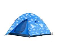 Outdoor Tent, 3-4 People Camping Picnic Holiday Aluminum Pole Tent, Double-Layer Cold And Rainproof Camping Tent