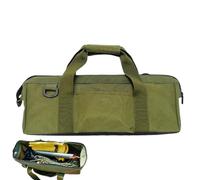 Outdoor Tent Stake Bag - Spacious Storage Organizer, Multi Purpose Carry Pouch | High Volume Tent Peg Container, Convenient Handle Design, Compact Durable Gear Bag for Camping Hiking Climbing Backpack