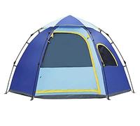 Outdoor Tents Single Layer Waterproof Fabric Production Unisex Can Accommodate 2-3 People Blue Travel Equipment