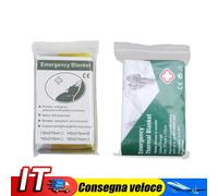 Outdoor Thermal Emergency Foil First Aid Survival Blankets (130x210cm Silver) IT