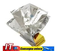 Outdoor Thermal Emergency Foil First Aid Survival Blankets (130x210cm Silver) IT