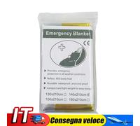 Outdoor Thermal Emergency Foil First Aid Survival Blankets (130x210cm Silver) IT