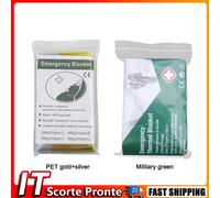 Outdoor Thermal Emergency Foil First Aid Survival Blankets (140x210cm Silver)