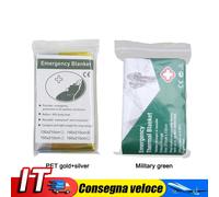 Outdoor Thermal Emergency Foil First Aid Survival Blankets (160x210cm Silver) IT