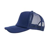 Outdoor Tinta unita Luce Piastra Ricamo per Uomini e Donne Camionista Cappello Net Hat Multi Layer Ghetta, Marina Militare, M