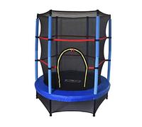 Outdoor Toys - Trampolino per bambini (140 cm, con rete di sicurezza)