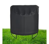 Outdoor Trampoline Cover - Waterproof & Windproof Protective Shield For Kids Trampoline, Weather Resistant Heavy Duty Cover For Backyard & Playground, All-Season Protection Summer & Winter, Black