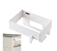 Outdoor Trash Bag Holder,Foldable Waste Frame - Compact With Adhesive Buckle Magnetic Closure Kitchen Trash Bag Hanger -Storage & Organisation For Cabinets Closet Restaurant Apartment Hotel Bathroom