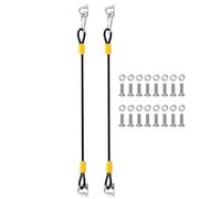 Outdoor Trash Can Lock - 2 Pack Metal Lid Security Kit | Bear Resistant Locking Device for Home, Office, Patio, Yard, Durable Trash Bin Safety Tool, Protective Accessory for Wildlife Prevention