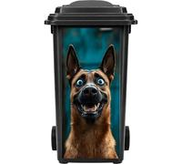 Outdoor Trash Can Stickers, Animal Print Decal, Decorative Rubbish Bin | Festive outdoor trash can stickers, Animal print decal, decorative rubbish bin label for patios, gardens, and apartments