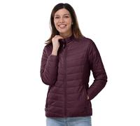 Outdoor Ventures Giacca trapuntata da donna, leggera, calda, per le mezze stagioni, imbottita, morbida, trapuntata, per il tempo libero, le escursioni, i viaggi, all'aperto, melanzana, M