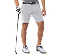 Outdoor Ventures Pantaloncini da golf da uomo, UPF 50+, elasticizzati, leggeri, ad asciugatura rapida, da 9 pollici, con 3 supporti per tè e tasche per il golf