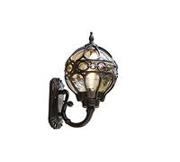 Outdoor Wall Sconce, Simple Wall Light Creative Sphere Waterproof Wall Lamp With Glass Shade,Front Porch Wall Lantern Fixture, Exterior Wall Sconce For Entryway Hallway Patio Garage Doorway