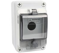 Outdoor Waterproof Button Box With Transparent Protective Window Cover Emergency Stop Start ABS Control Electric Junction Box(F02)