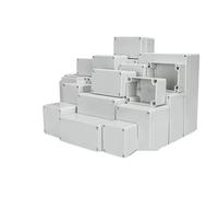 Outdoor Waterproof Junction Box Housing IP67 ABS Plastic Enclosure Screw Cable Sealed Cases for Electronics Enclosure(80x250x70mm,Transparent cover)