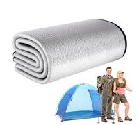 Outdoor Waterproof Pad | Alluminio Foil Double-Sided Mat Insulating Picnic Camping for Beach Hiking Temperature Regulation