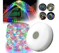 Outdoor Waterproof Portable Stowable String Light,Luce A Corda Riponibile Portatile Impermeabile Per Esterni,Camping String Lights Outdoor,Usb Charging-Portable Camping Lights For Camping-8M||Warm