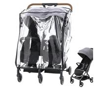 Outdoor Weather Shield Snow Cover - Stroller Rain Cover | Windproof Clear Breathable Protector For Winter Summer Outdoor Travel Daily Shopping Walking Camping Beach