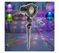 Outdoor WF RGB Stelle statiche Fiocco di neve Proiettore Paesaggio Natale Giardino Luce Festa Casa Parete Albero Effetto DJ