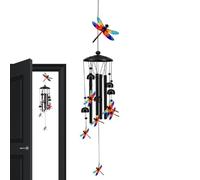 Outdoor Wind Chimes - Metal Painted Hangable Decor Garden Hanging Windchime
