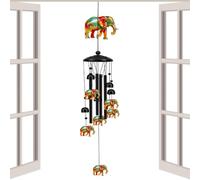 Outdoor Wind Chimes - Painted Metal Sound Ornament