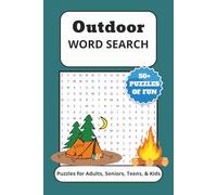 Outdoor Word Search Puzzle Book: Outdoor Themed Word Searches with Easy to Read Print | 6x9 inches, 110 pages | 50+ Puzzles that come with Solutions