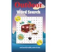 Outdoor Word Search Puzzle Book: Word Searches with Easy to Read print about outdoor, nature, countryside and more | 6 x 9 inches, 110 Pages | 50+ Puzzles - Gift for Vacation, Holiday and Leisure