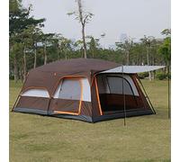 Outdoor Yurt Tent 5-8 Person Large Family Camping Tents for Festival, Hiking with Living Room And Separate Rooms 4 Season Tents Big Family Shelter Waterproof Tent Vision