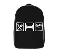 Outdoor Zaino Universita Athletics Sports High Jump Backpack Stampa 3D Borse Da Scuola Per Escursionismo, Compleanno, Trekking, 42X32X14Cm