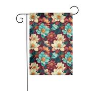 Outdoorbandiera Color Lotus Flowers Robuste Bandieradacortile Appendere Bandiere Giardino Per Prato All'Aperto Balcone 12X18 Inch