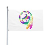 Outdoorbandiera End Trail Native American Indiana Warrior Robuste Bandiera Di Benvenuto Resistente Alle Intemperie Striscione Da Giardino Per Esterni Festa Attività 3X5 Ft
