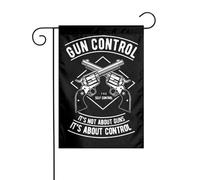 Outdoorbandiera G-Un Control Doppia Faccia Bandiera Pace Con 2 Occhielli Decorazioni Da Esterno Per Estate All'Aperto Balcone 12X18 Inch