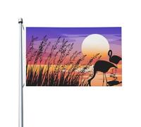 Outdoorbandiera Landscape With Two Birds At Sunset Con 2 Occhielli Bandiera Da Giardino Appendere Striscione Da Giardino Per La Casa Casa Festa 3X5 Ft