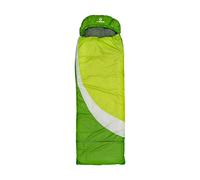 Outdoorer DreamSurfer, Sacco a Pelo per Bambini e Giovani nei Colori Blu e Rosa - Il Sacco a Pelo allungabile per Giovani (Blu/Bianco o Rosa/Bianco)
