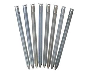 Outdoorer Picchetti da Sabbia Sandfortress ─ Lunghezza 30 cm, Profilo a V, Set da 8 Pezzi, Pratica Confezione Inclusa