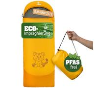 outdoorer Sacco nanna Dream Express per bambini, con imbottitura in cotone (motivo tigre, arancione)