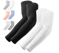 OutdoorEssentials Manicotti a compressione per braccia, protezione solare UV, per uomini e donne, per sport, baseball, golf