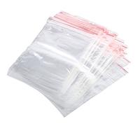 outdoorm 3 dimensioni 100 pezzi riutilizzabili con chiusura a zip sacchetti di imballaggio sigillanti in plastica trasparente per la conservazione di alimenti a base di noci di (10 * 15 cm)