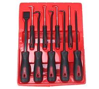 outdoorm 9PCS Raschietto di Precisione Pick Gancio Set Paraolio Estrattore Guarnizione O-ring Strumento di Rimozione del Tubo Flessibile