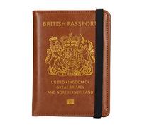 outdoorm Attività di viaggio per la pelle PU impermeabile per il premium del Passport UK