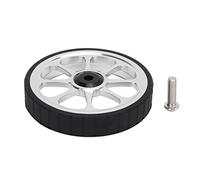 outdoorm Bicicletta pieghevole in lega di alluminio Easy Wheel Cuscinetto allargato da 82 mm Easy Wheel per bici pieghevole 3sixty (Argento)